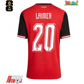 Austria Konrad Laimer #20 Primera Equipación Mujer Mundial 2026 Manga Corta